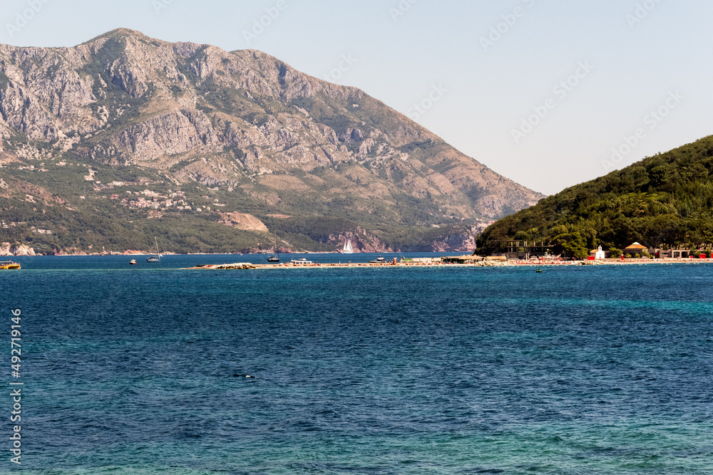 Sea view of the Budva, Montenegro