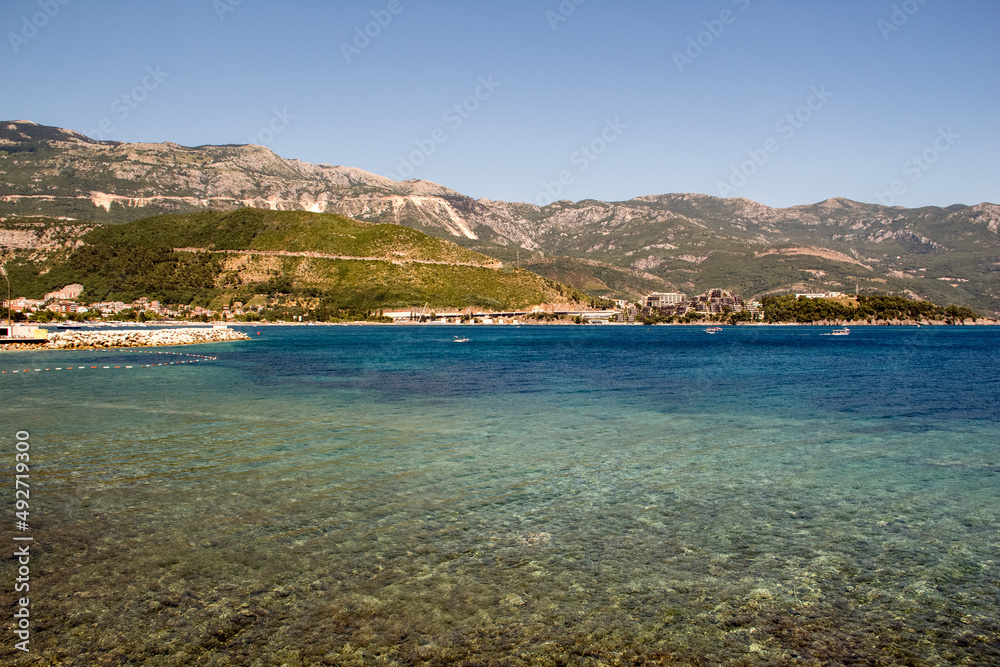 View of the bay Budva, Montenegro