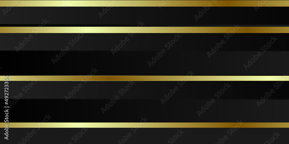 Modern black and gold background