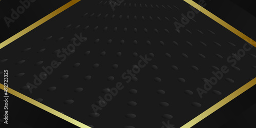 Modern black and gold background