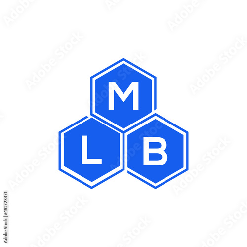 MLB letter logo design on White background. MLB creative initials letter logo concept. MLB letter design. 