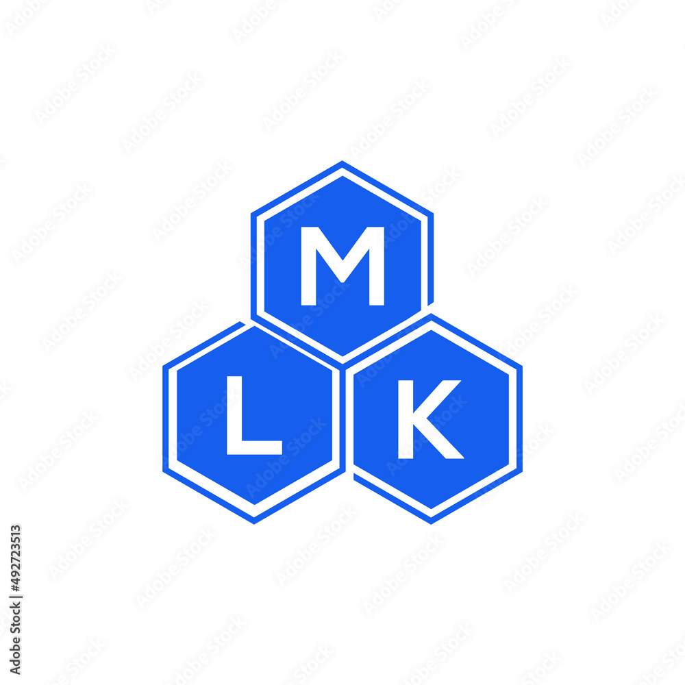 MLK letter logo design on White background. MLK creative initials letter logo concept. MLK letter design. MLK letter logo design on White background. MLK creative initials letter logo concept. MLK letter design.