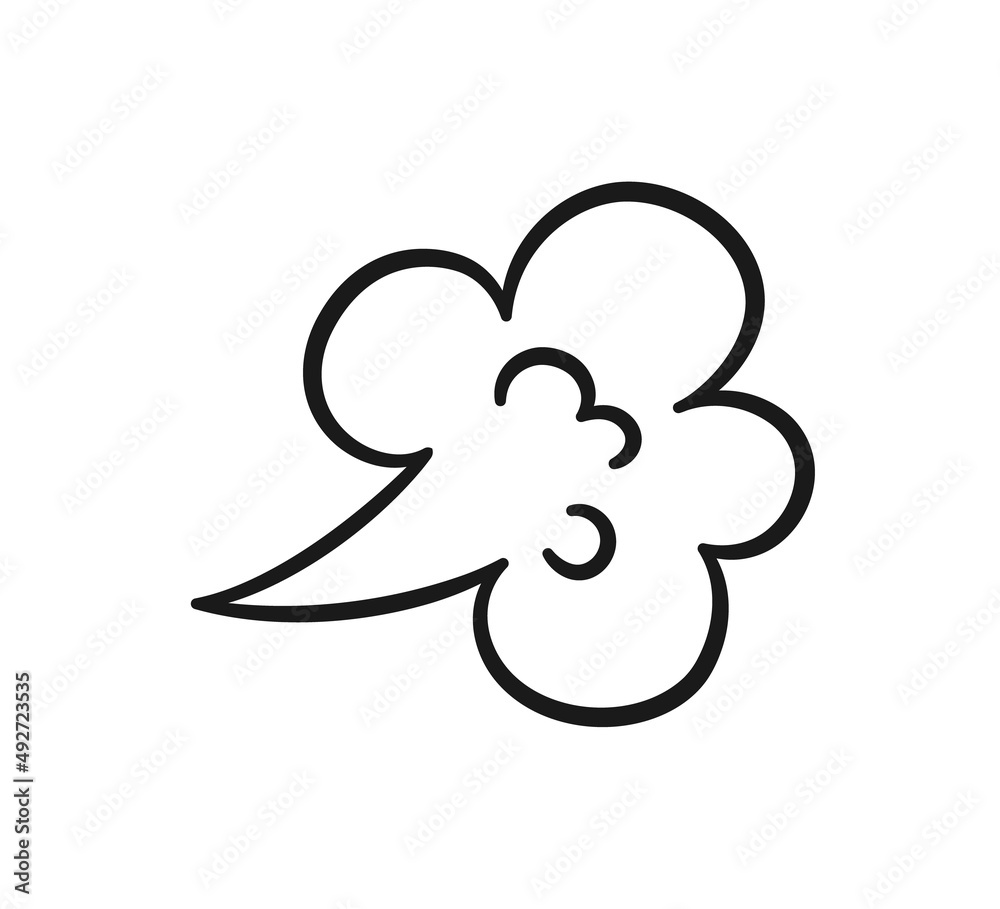 Comic fart cloud. Bad stink balloon. Explosion, angry breath. Cloud of smoke gas in comic style. Funny flatulence symbol. Vector illustration isolated on white background. Comic fart cloud. Bad stink balloon. Explosion, angry breath. Cloud of smoke gas in comic style. Funny flatulence symbol. Vector illustration isolated on white background.