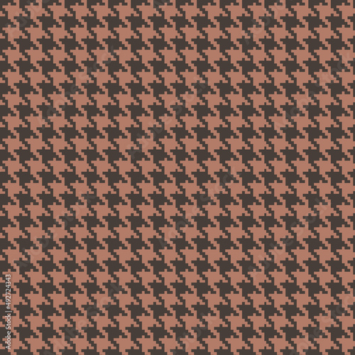 Pied de poule pattern vector seamless repeat pattern print background