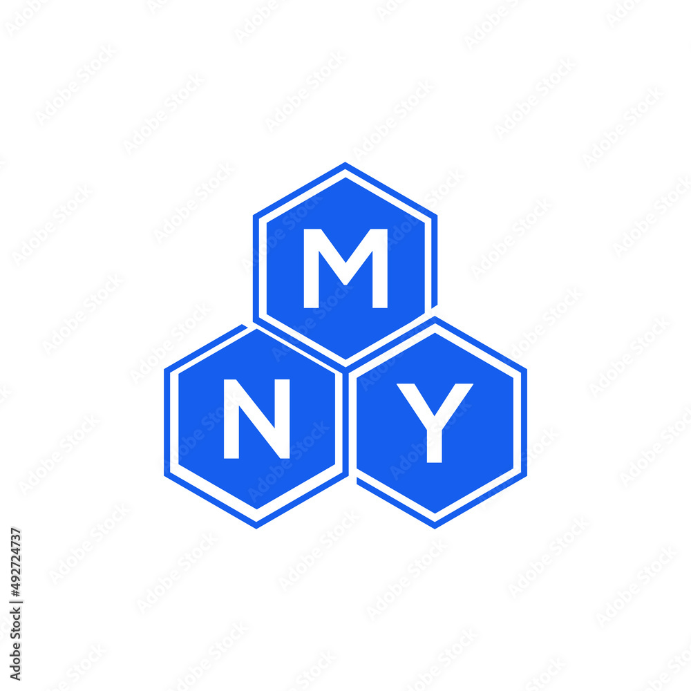 MNY letter logo design on White background. MNY creative initials letter logo concept. MNY letter design. MNY letter logo design on White background. MNY creative initials letter logo concept. MNY letter design.