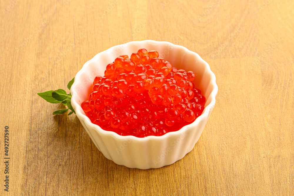 Red caviar in the bowl Red caviar in the bowl