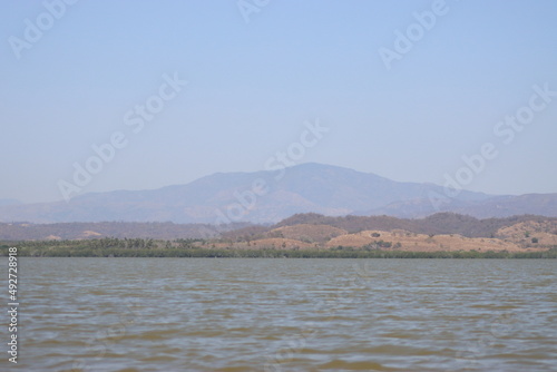 view of the river in the mountains