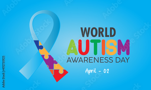 World Autism Awareness Day. Autism community appreciation vector banner, card, poster, background.