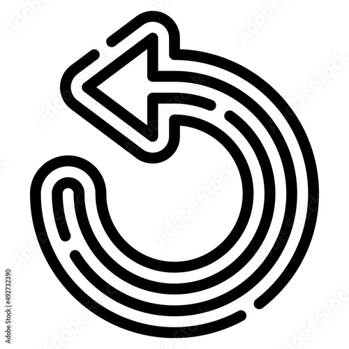 reload line icon