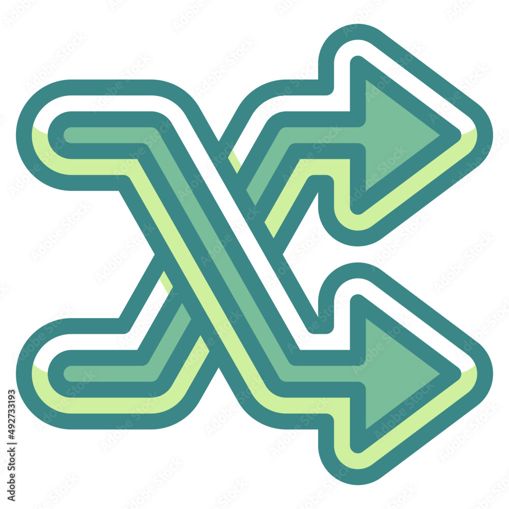 random blue line icon random blue line icon