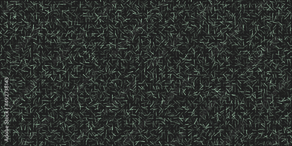 Fototapeta premium Abstract Green Random Short Lines Background Design, Pattern in Editable Vector Format