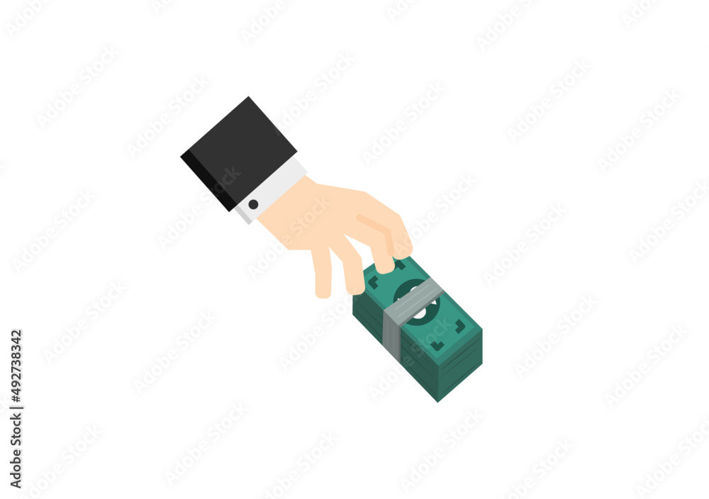 Fototapeta premium payment money action vector isolated on white background ep08