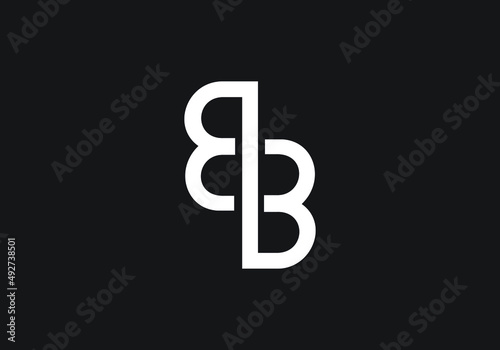 this is a creative BB letter icon design