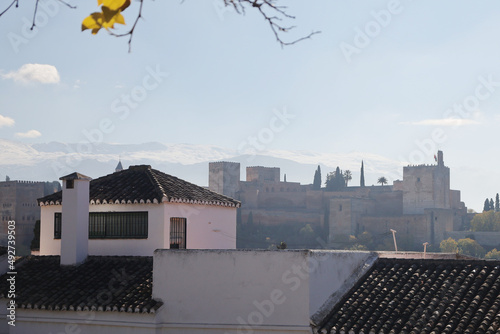 Alhambra castle in Granada, Andalucia, Spain