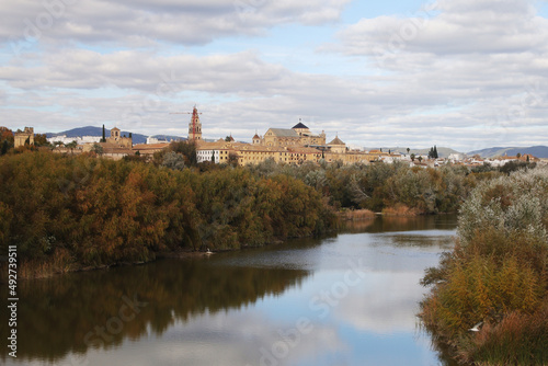 Mezquta cathedral and panorama of Cordoba  Spain