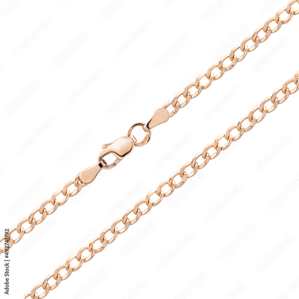 Fragment macro jewelry Chain pendant Chain Macro Fragments Element isolated on white Fragment macro jewelry Chain pendant Chain Macro Fragments Element isolated on white