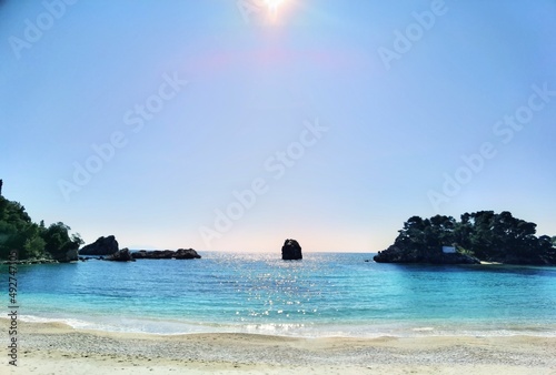 Fototapeta Naklejka Na Ścianę i Meble -  parga greece tourist resort by the sea