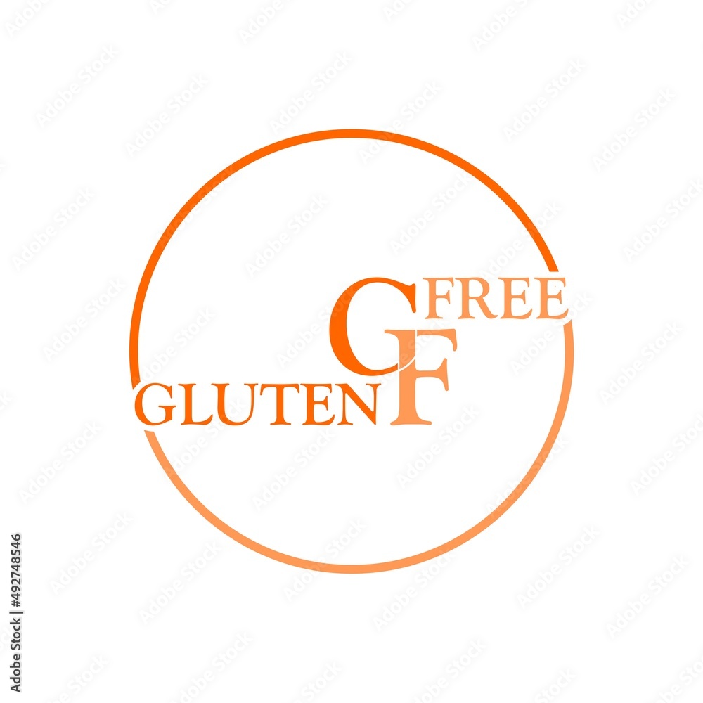 Gluten Free icon isolated on white background Gluten Free icon isolated on white background