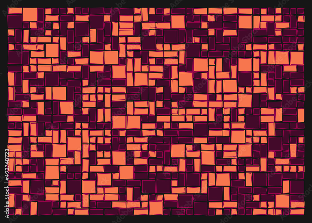 Offset Quads generative art background art illustration Offset Quads generative art background art illustration