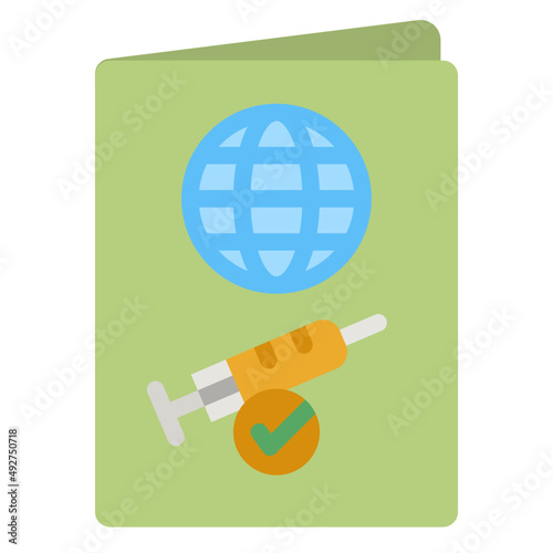 vaccination flat icon