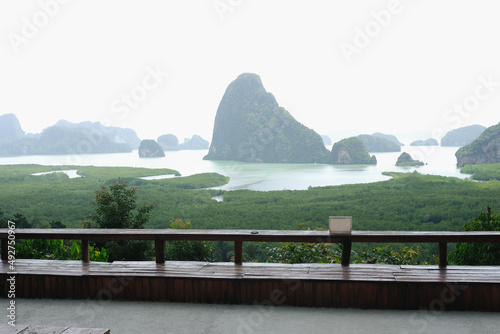 Samet nangshe viewpoint in Phang Nga Thailand
