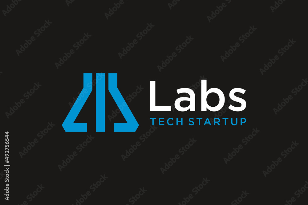 Letter I monogram logo design. for lab science technology logo designs Letter I monogram logo design. for lab science technology logo designs