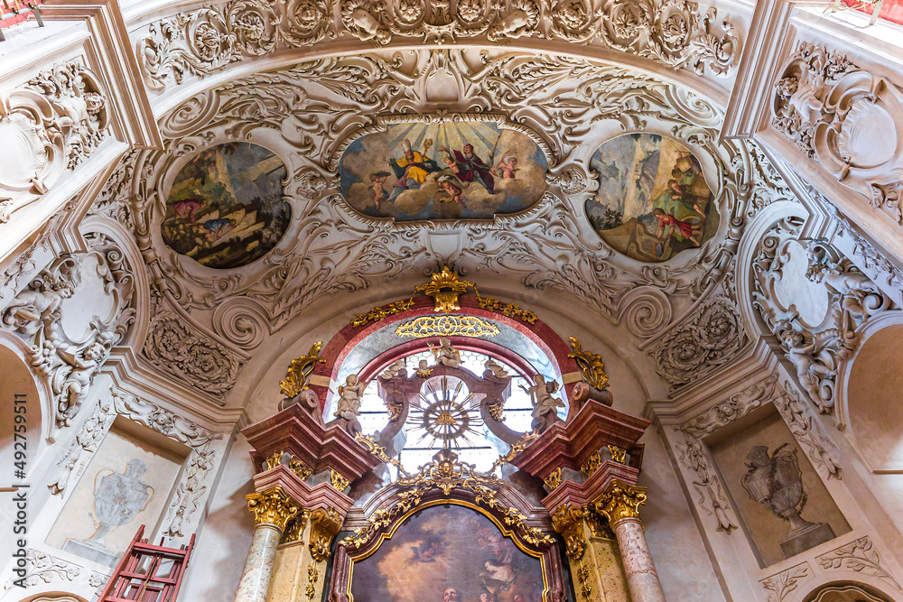 Saint ignatius church, Prague, czech republic