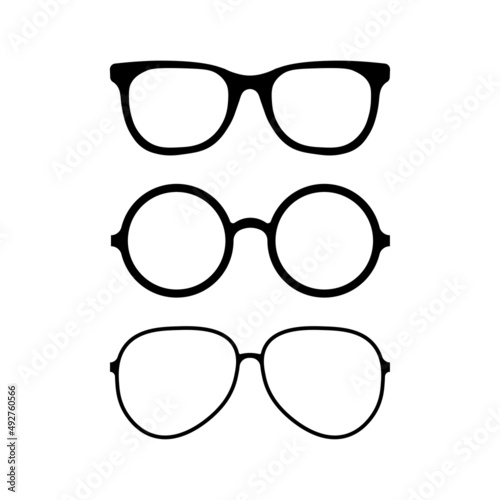 Glasses icon vector illustration