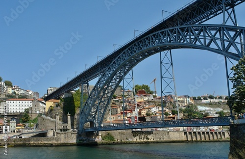 Vilanova da Gaia view with Ponte Luis I in Porto - Portugal  © insideportugal