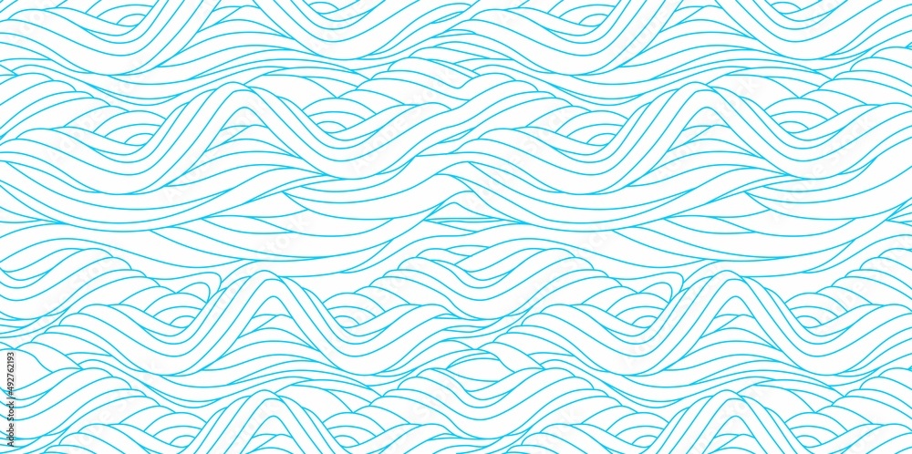 abstract line wave pattern background vector