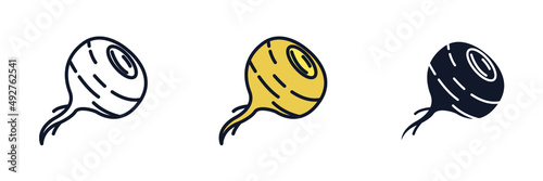 peru maca icon symbol template for graphic and web design collection logo vector illustration