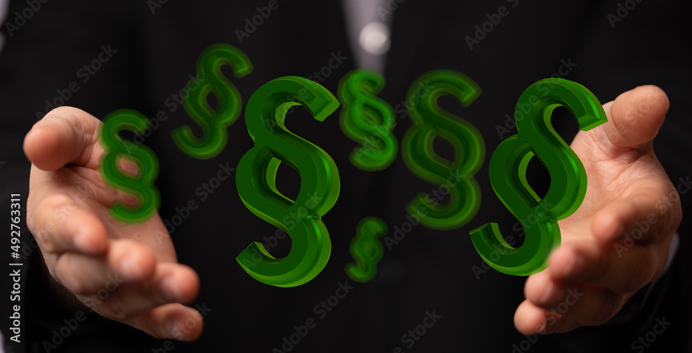 Justiz und Gesetz Konzep