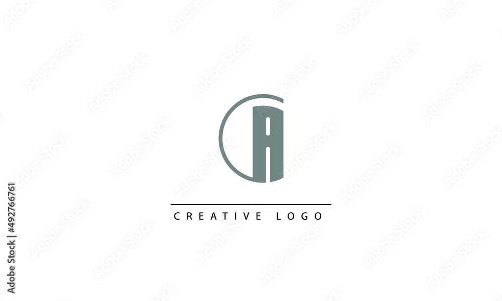GA CA Abstract initial monogram letter alphabet logo design GA CA Abstract initial monogram letter alphabet logo design
