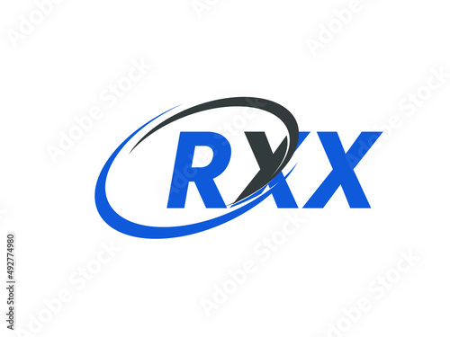 Free Download RXX letter creative modern elegant swoosh logo design - GFXLoad