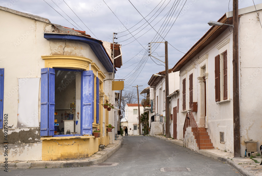 Piale Pasa street in Larnaca. Cyprus