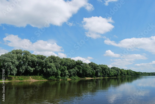 View of the Moscow River in Kolomna