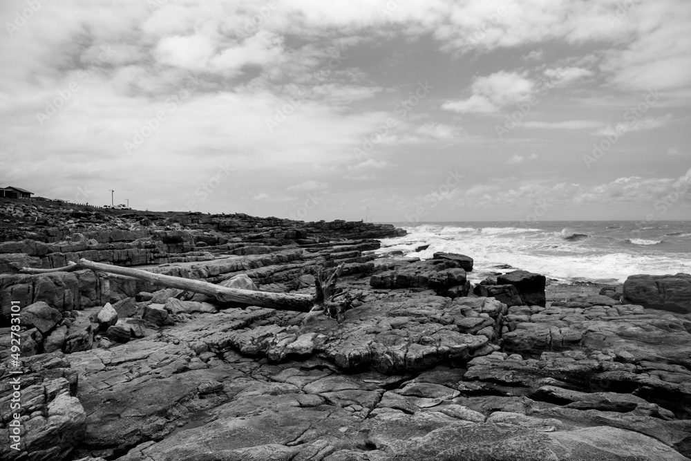 Seascape view of the south coast of South Africa Seascape view of the south coast of South Africa