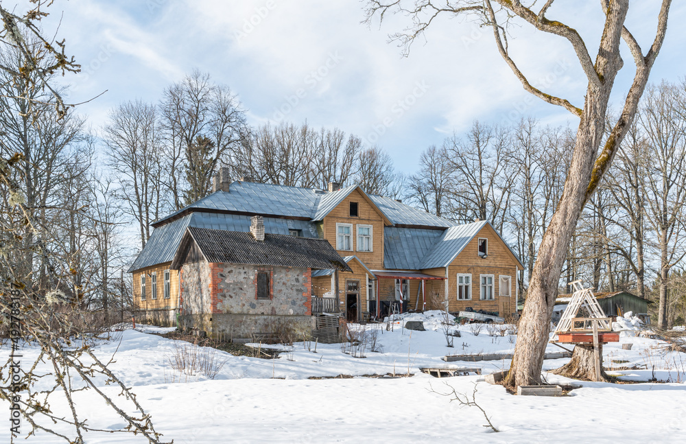 old manor in estonia