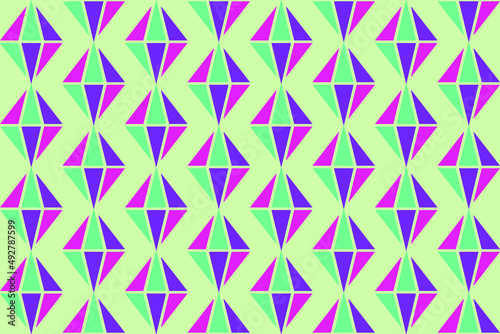 Colorful vector pattern for textiles or other uses in modern colors