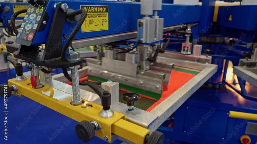 Equipment for the textile industry, Clothes Printing Machine.