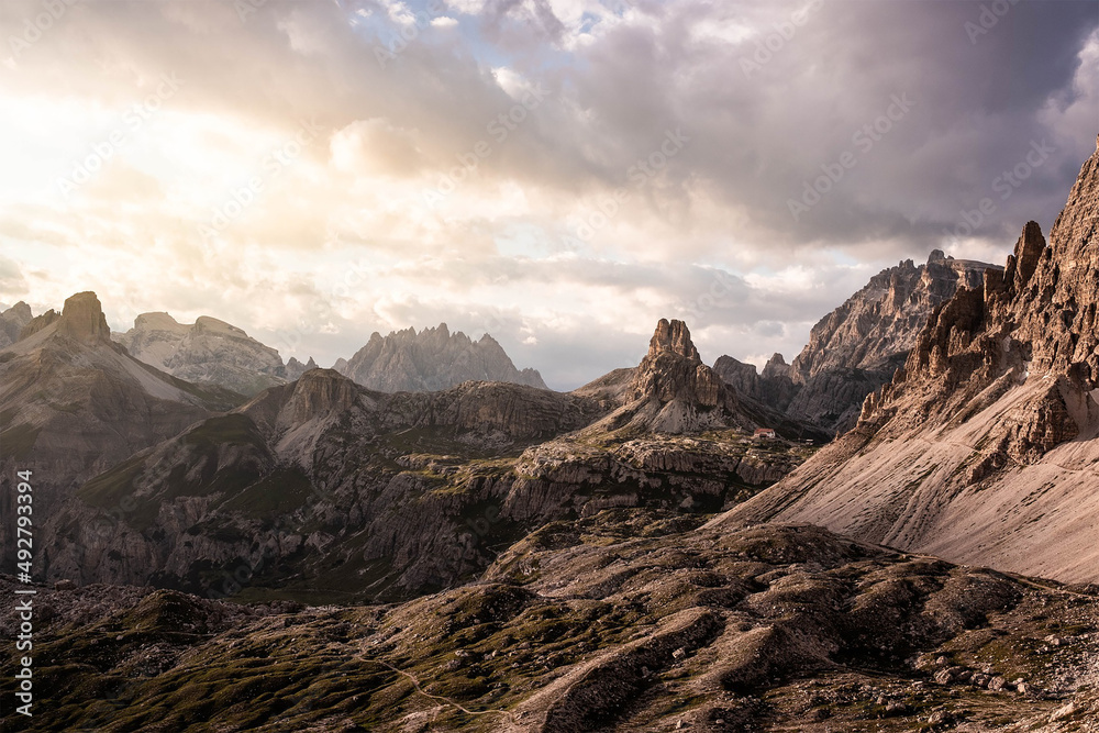 Fototapeta premium sunset in the mountains!!