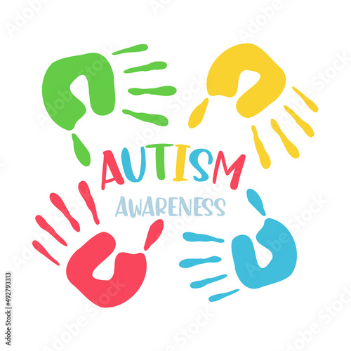 heart color jigsaw Concept of caring for mentally ill children with autism