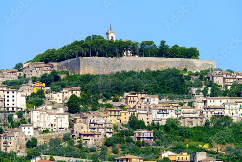 Alatri, historic town in Frosinone province, Italy, by morning photo