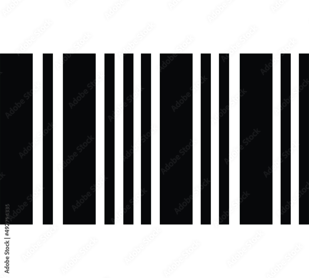 barcode illustration vector, barcode icon vector, simple barcode symbol vector, for your design needs barcode illustration vector, barcode icon vector, simple barcode symbol vector, for your design needs