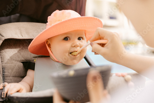 baby eating