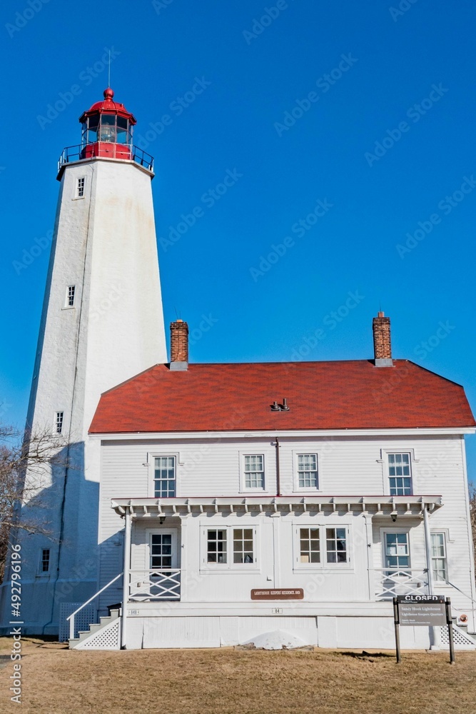 Lighthouse Keepers Residence, Gateway National Recreation Area, New Jersey, USA