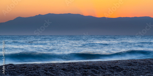 Beach of Cabo de Gata, Cabo de Gata-Níjar Natural Park, UNESCO Biosphere Reserve, Hot Desert Climate Region, Almería, Andalucía, Spain, Europe