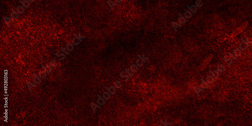 Scary red wall for background. red wall scratches Beautiful abstract color white and red marble on black background and red granite tiles floor on red background, love gray wood banners graphics.