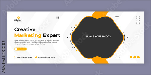 Digital marketing agency and corporate business flyer square modern stories cover social media post banner template
