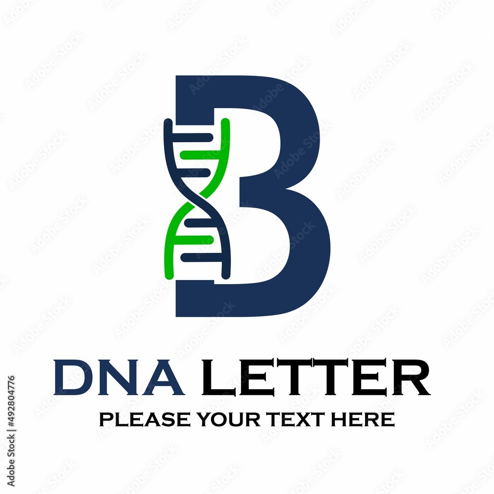 Letter b DNA logo template. Design with chromosome symbol. Suitable for research, science, medical, logotype, technology, lab, molecule, protein, nucleus etc Letter b DNA logo template. Design with chromosome symbol. Suitable for research, science, medical, logotype, technology, lab, molecule, protein, nucleus etc